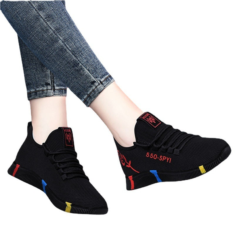 Old Beijing cloth shoes soft-soled women s walking shoes