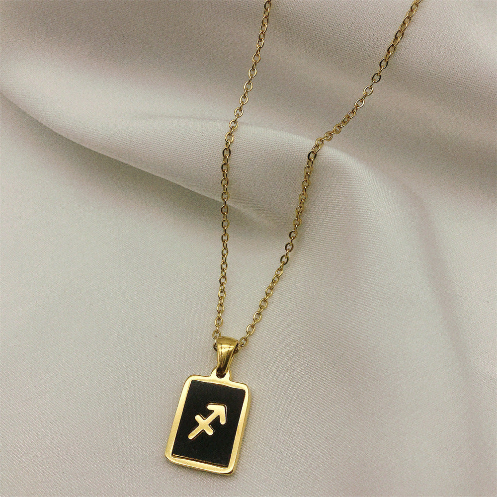 Twelve Constellation Rune Necklace