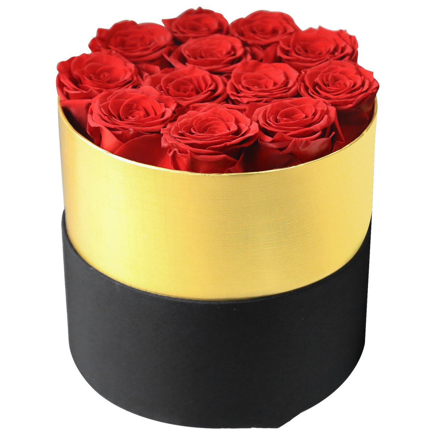 Preserved Flower Rose Hug Bucket Christmas Gift Box