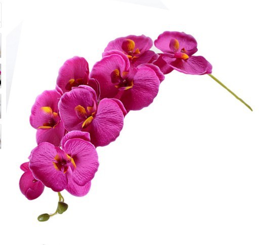 Large 9-head Phalaenopsis Artificial Fake Flower