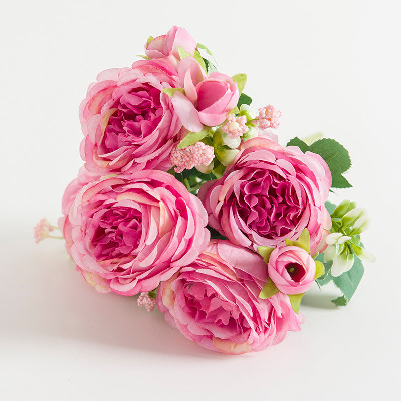 High Quality Peony Home Rose Artificial Flower