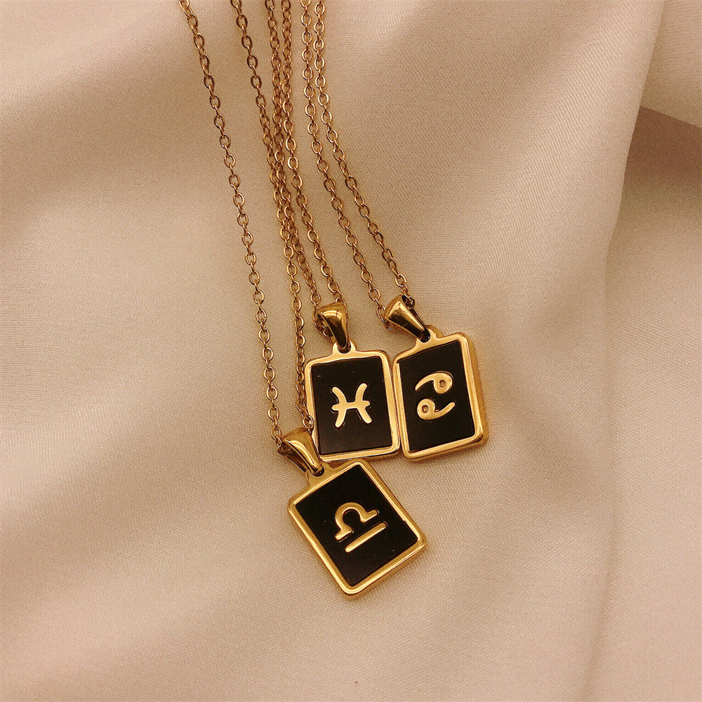 Twelve Constellation Rune Necklace