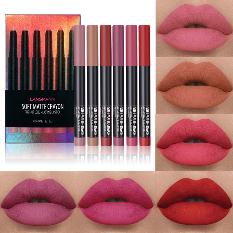 Matte Lipsticks Lip Gloss Set