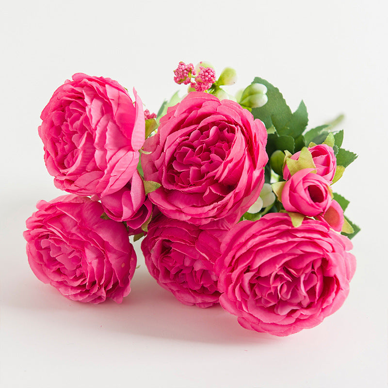 High Quality Peony Home Rose Artificial Flower