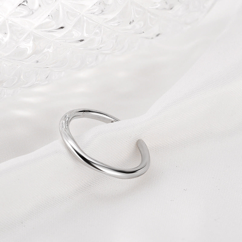 Women's Fashion Water Ripple Ring