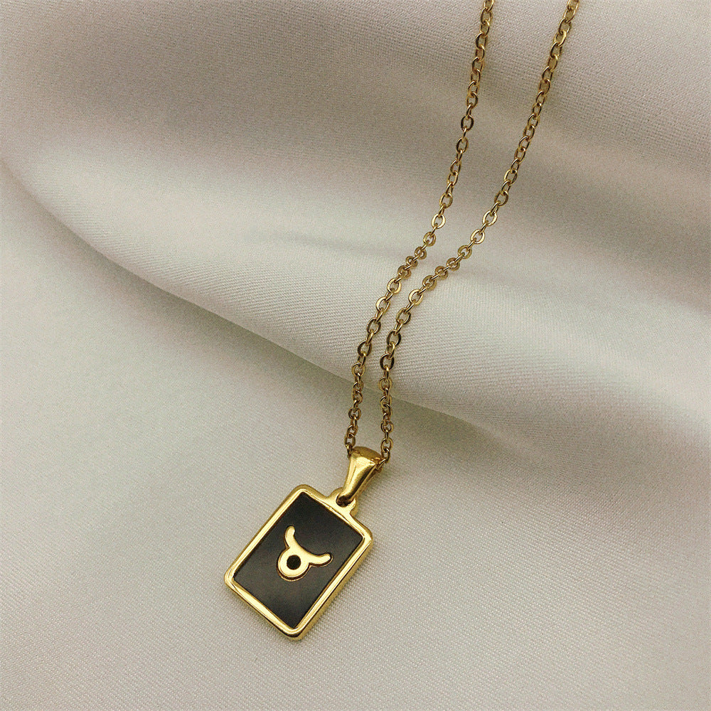 Twelve Constellation Rune Necklace