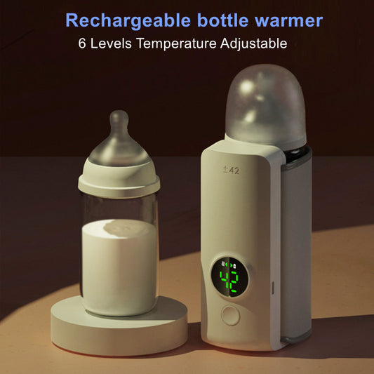 Baby Bottle Insulation Sleeve Heating Milk Warmer USB Wireless Charging