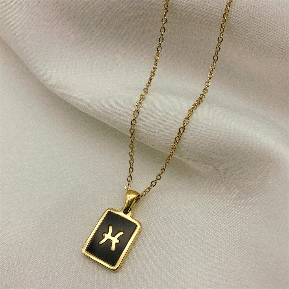 Twelve Constellation Rune Necklace