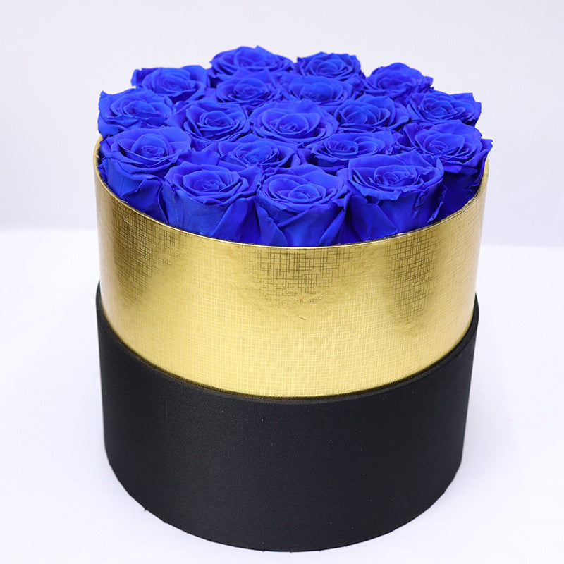 Preserved Flower Rose Hug Bucket Christmas Gift Box