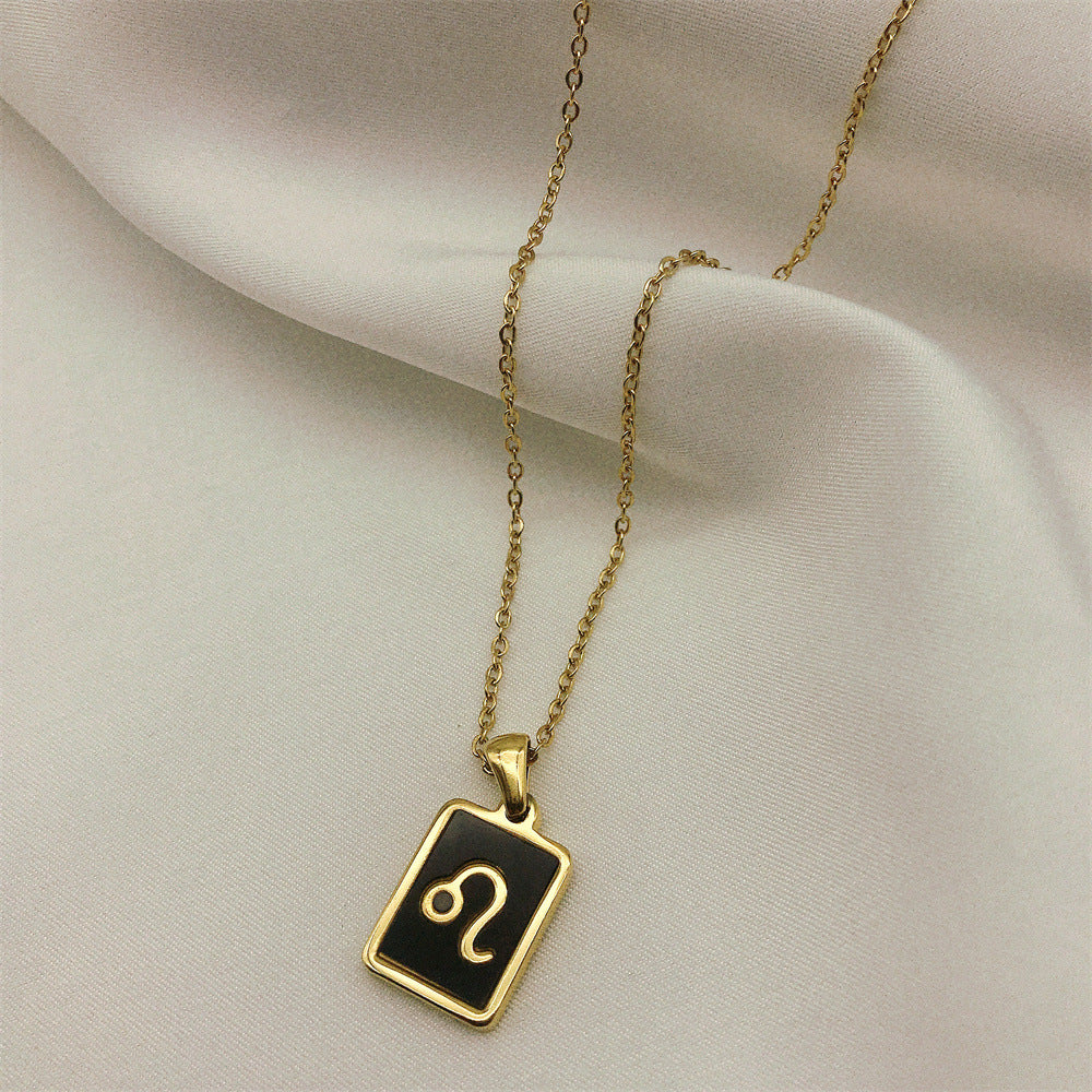 Twelve Constellation Rune Necklace